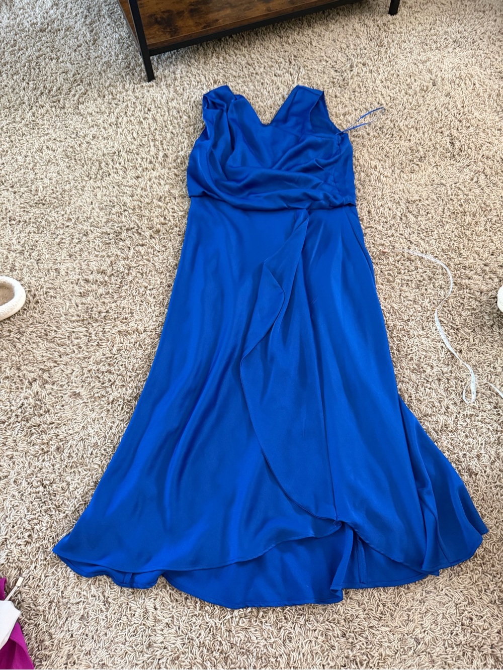 Just...Taylor Cobalt Blue V-Neck Maxi Dress